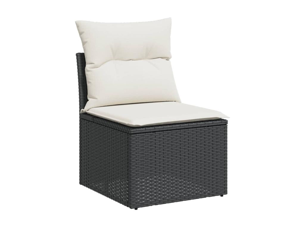 Woven Resin, Outdoor Furniture Set, Black
