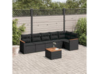 Woven Resin, Outdoor Furniture Set, Black