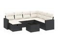 Woven Resin, Outdoor Furniture Set, Black