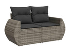 Woven Resin, Outdoor Furniture Set, Gray