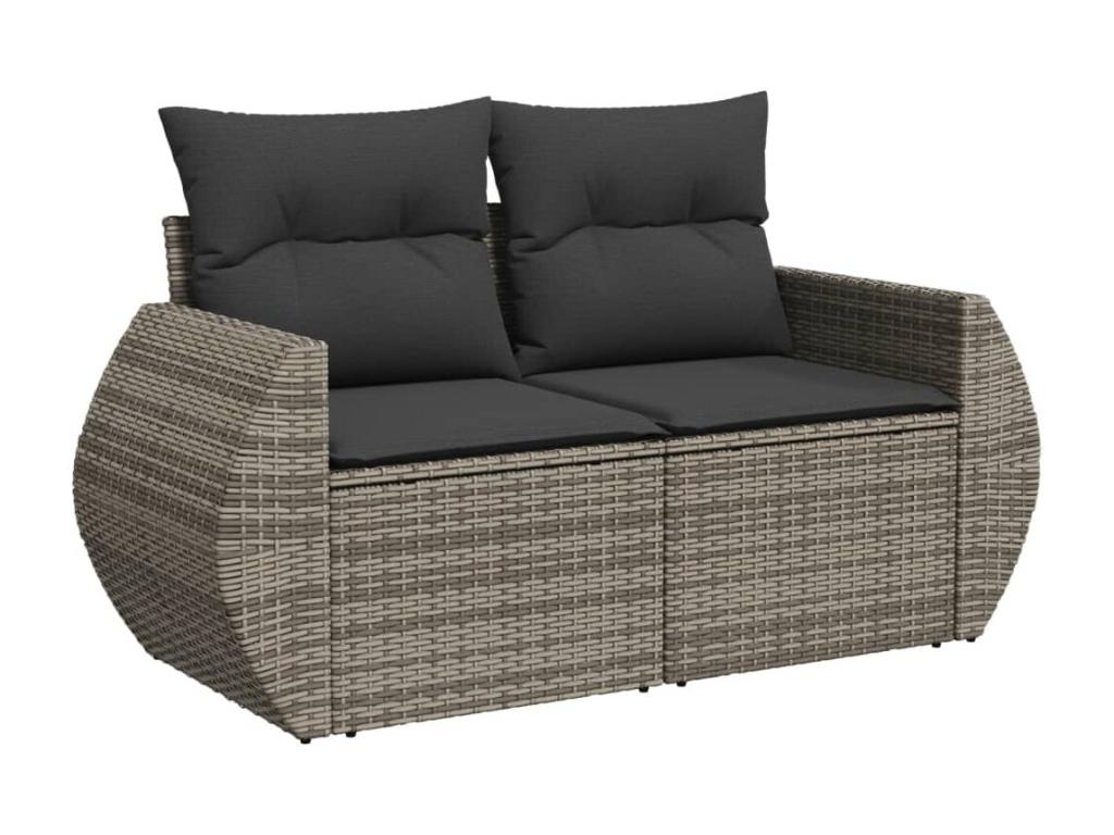 Woven Resin, Outdoor Furniture Set, Gray