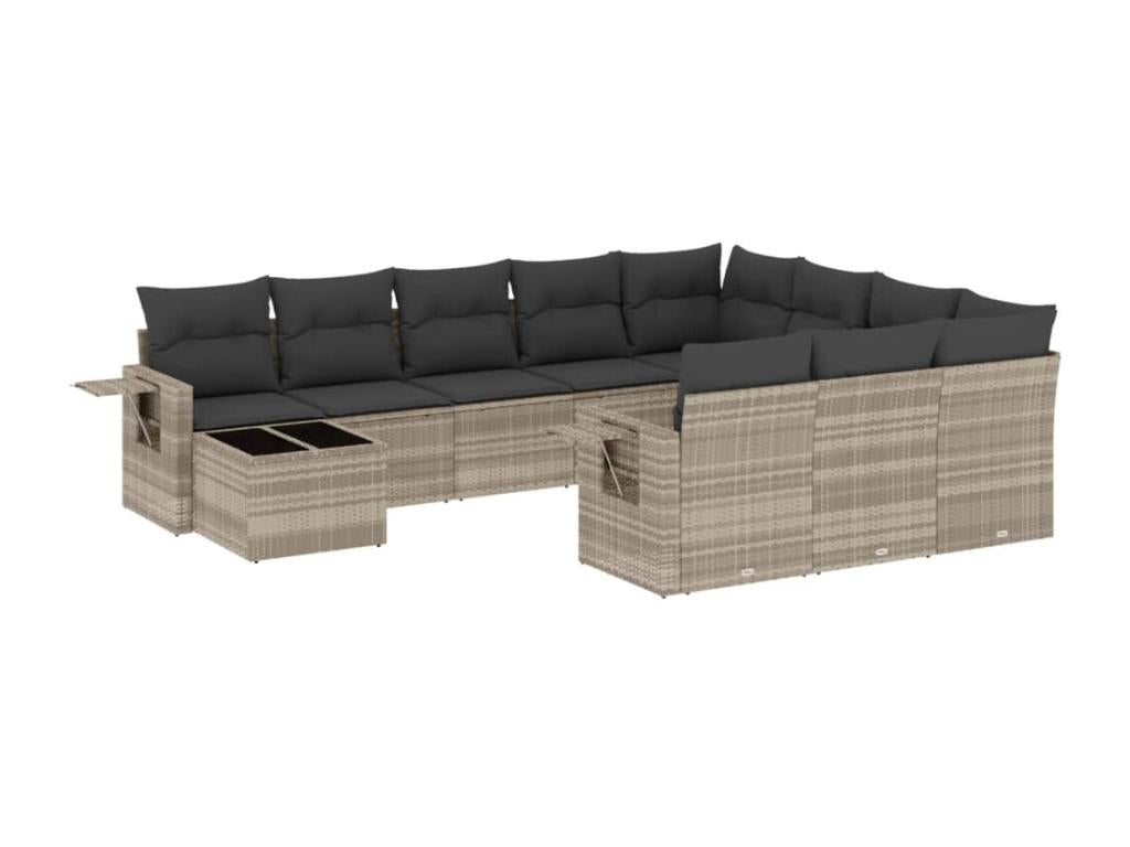 Woven Resin, Outdoor Furniture Set, Gray