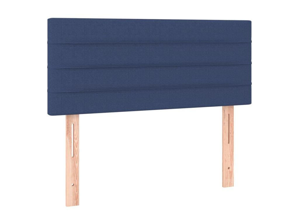 Fabric, Headboard, 100 X 5 X 78/88 cm, Blue
