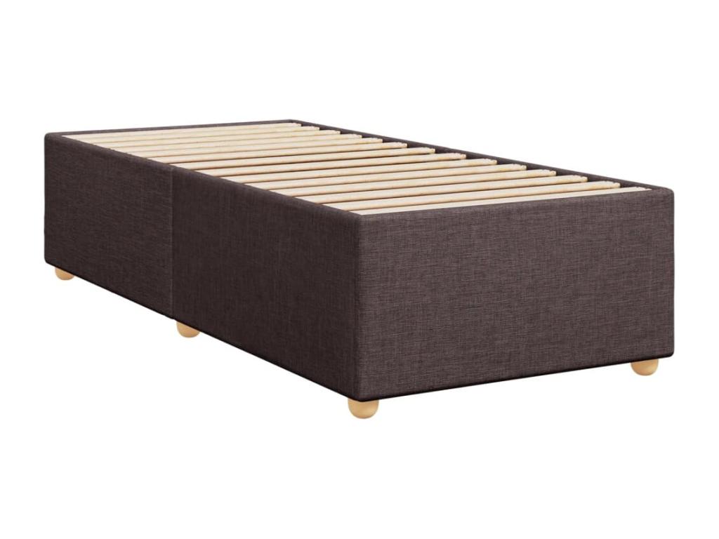 Fabric, Bed Frame, 90 X 190 cm, Brown