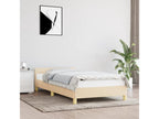 Fabric, Bed Frame, 80 X 200 cm, Cream
