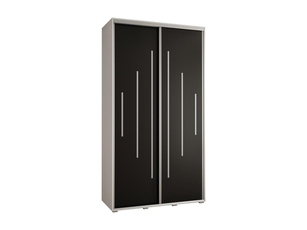 Wardrobe, Black, White, Silver