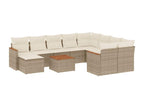Woven Resin, Outdoor Furniture Set, Beige