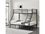Metal, Bunk Bed, 210 X 148 X 168 cm, Black