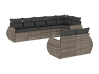 Woven Resin, Outdoor Furniture Set, Gray