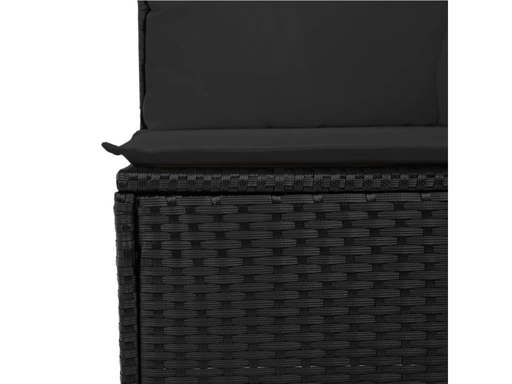 Woven Resin, Outdoor Furniture Set, Black