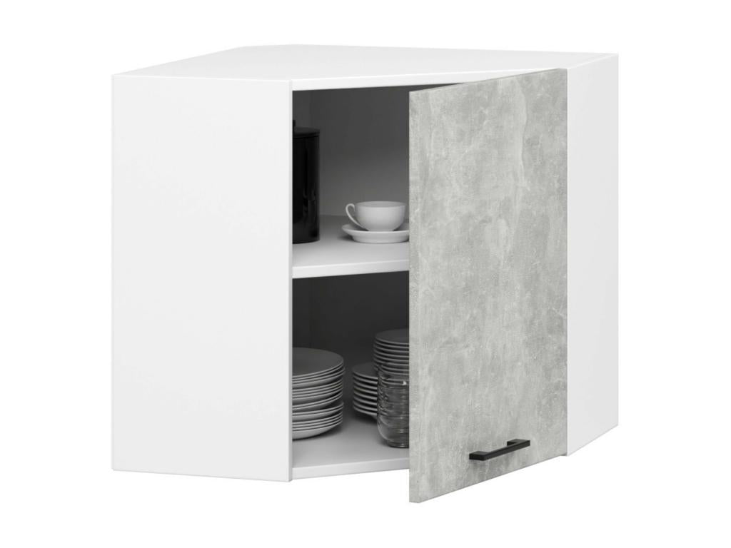 Shelf Unit, 60 X 30 X 58 cm, White And Gray