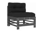 Solid Wood, Outdoor Furniture Set, Gray