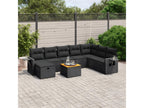 Woven Resin, Outdoor Furniture Set, Black