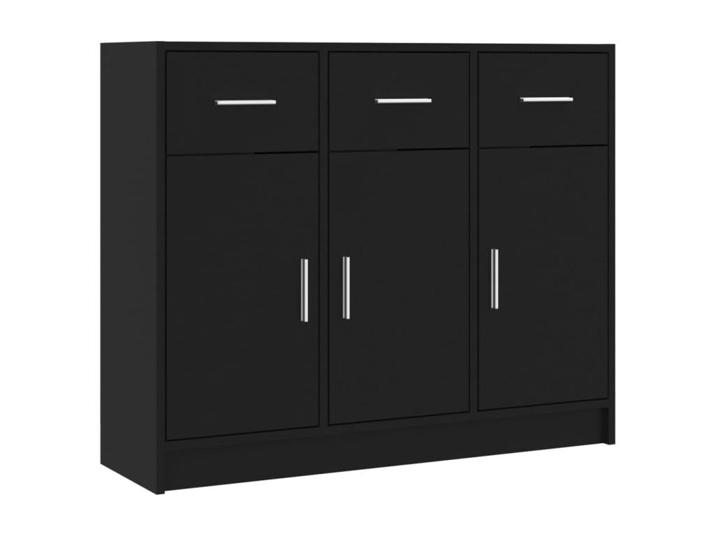 Sideboard, 91 X 28 X 75 cm, Black