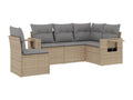 Woven Resin, Outdoor Furniture Set, Beige
