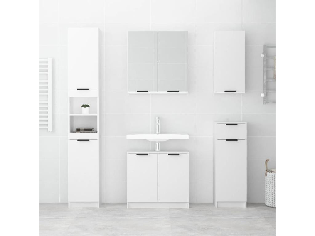 Wardrobe, 32 X 34 X 188.5 cm, White