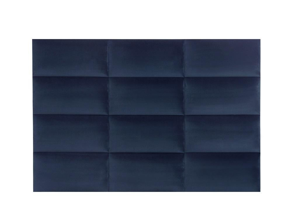 Velvet, Headboard, Blue
