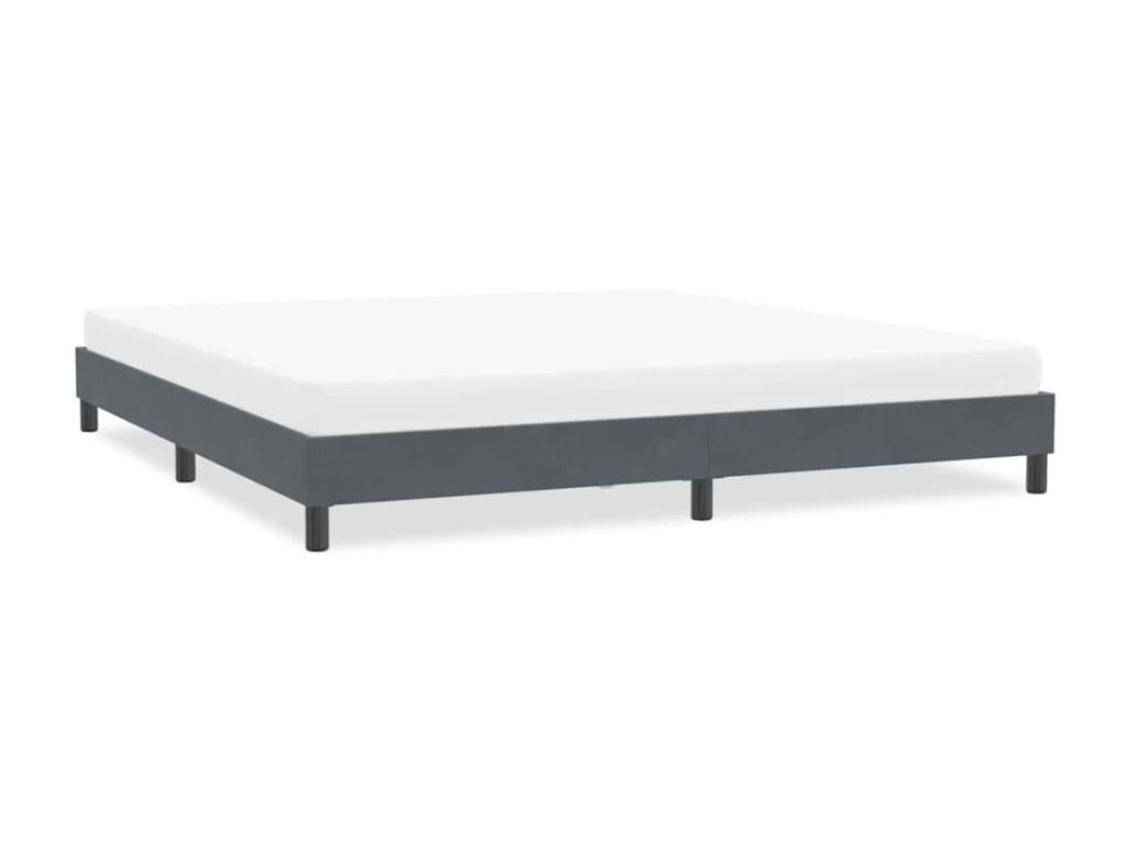 Velvet, Bed Frame, 200 X 210 cm, Gray