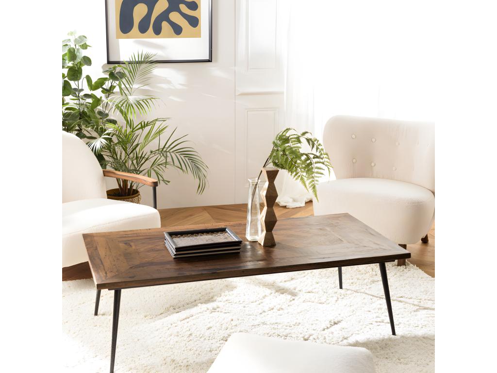 Coffee Table, 135 X 70 cm, Brown