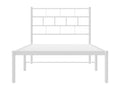 Metal, Bed Frame, 80 X 200 cm, White
