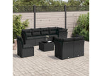 Woven Resin, Outdoor Furniture Set, Black
