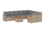 Woven Resin, Outdoor Furniture Set, Beige